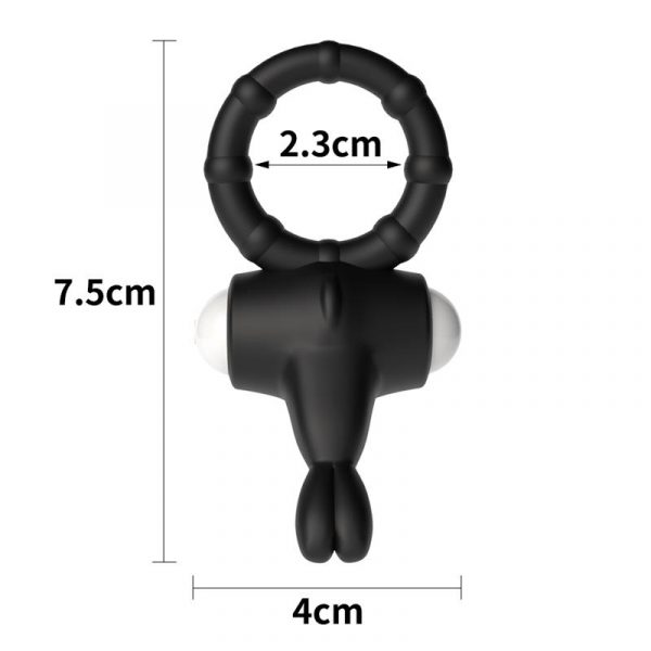 Anillo Vibrador Power Clit Negro - Imagen 5