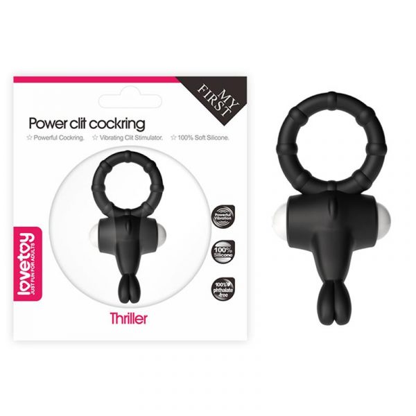 Anillo Vibrador Power Clit Negro - Imagen 6
