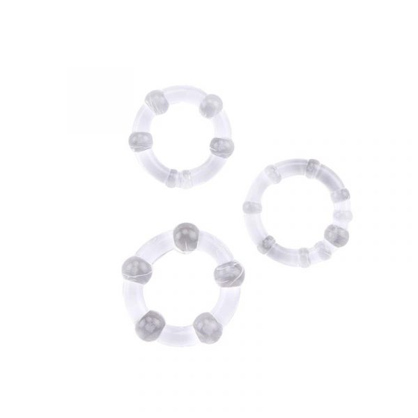 Anillos para el Pene Beaded Transparente - Imagen 3