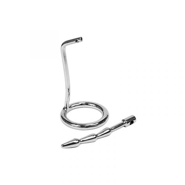 Plug Castidad Pene con Candado Acero Inoxidable - Imagen 2