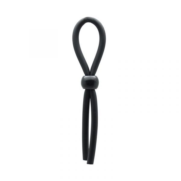Rimba Latex Play Cordón Ajustable para Pene Color Negro - Imagen 3