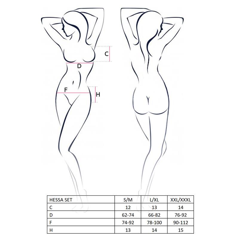 AVANUA HESSA SET CON LIGUERO TALLA XL/XXL - Imagen 3