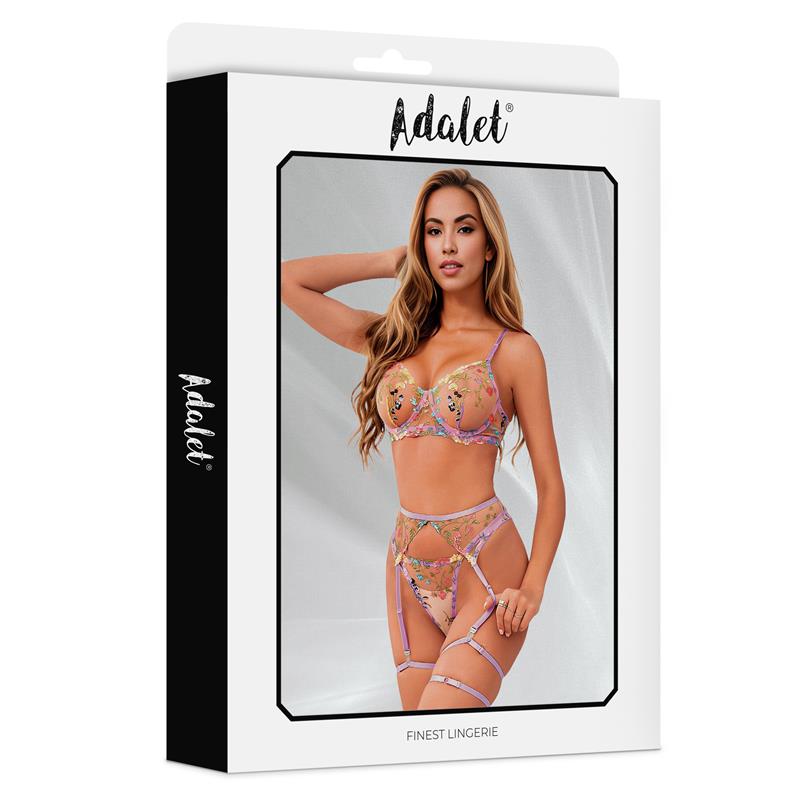 ADALET LINGERIE Zoey Set de 4 Piezas Lila - Imagen 3