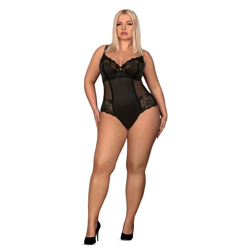 Amallie Bodysuit con Encaje Negro - Imagen 3