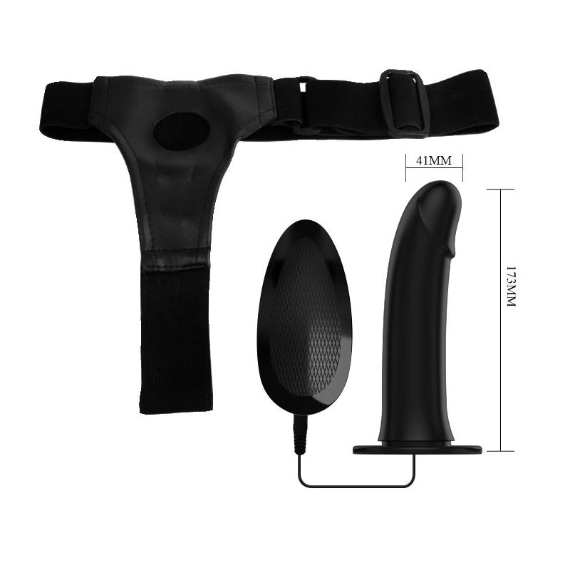 Arnés con Dildo Hueco con Vibración Vito - Imagen 5