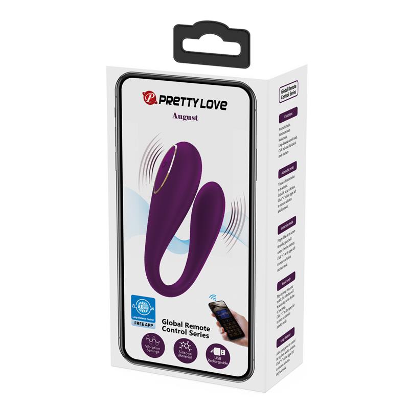 August Vibrador de Parejas con App Lila - Imagen 19