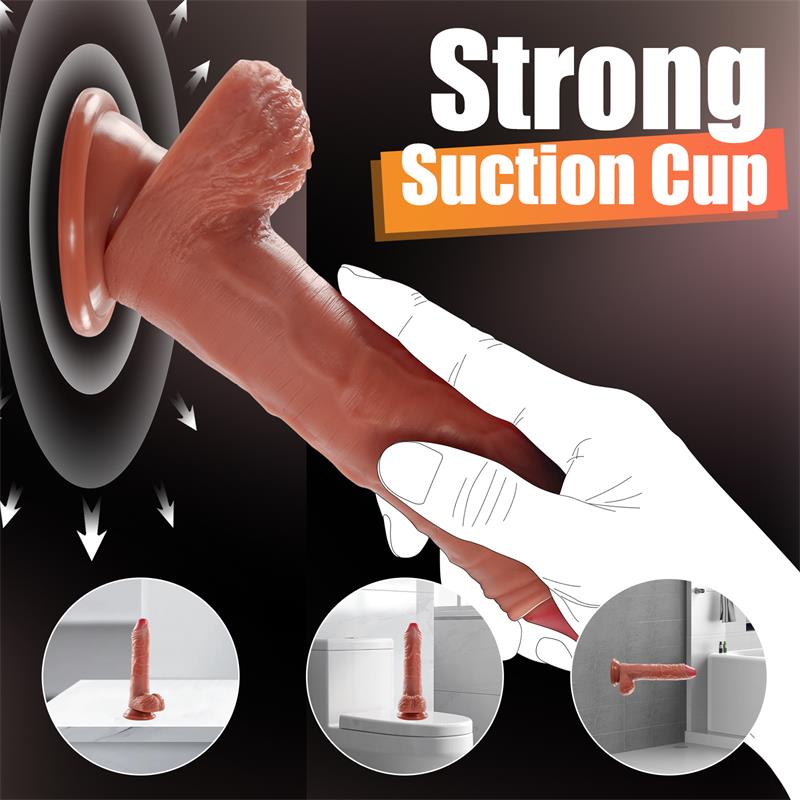 Baird Dildo con Thrusting y Vibración 8.07 - Imagen 6