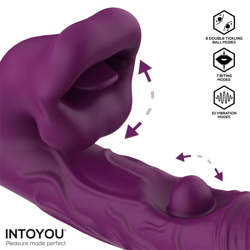 Bella Vibrador Doble Bola Cosquilleante y Mordisqueo 3 Motores - Imagen 2