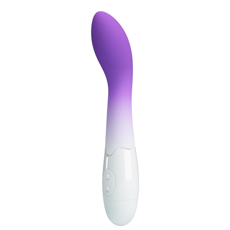 Bishop Vibrador Blanco y Púrpura - Imagen 3