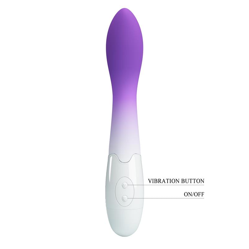 Bishop Vibrador Blanco y Púrpura - Imagen 5