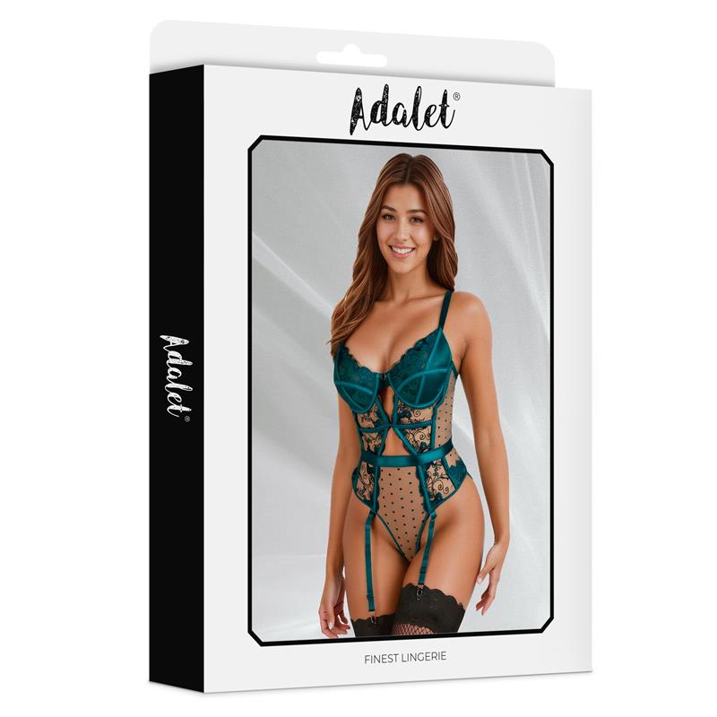 Chloe Teddy con Liguero Verde - Imagen 3