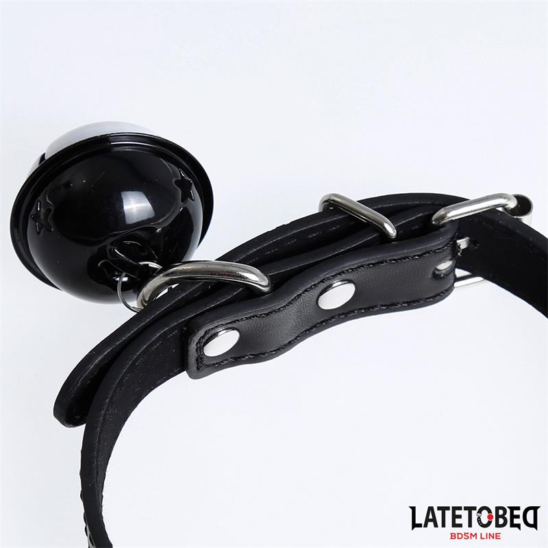 Collar con Cascabel Ajustable Negro - Imagen 2