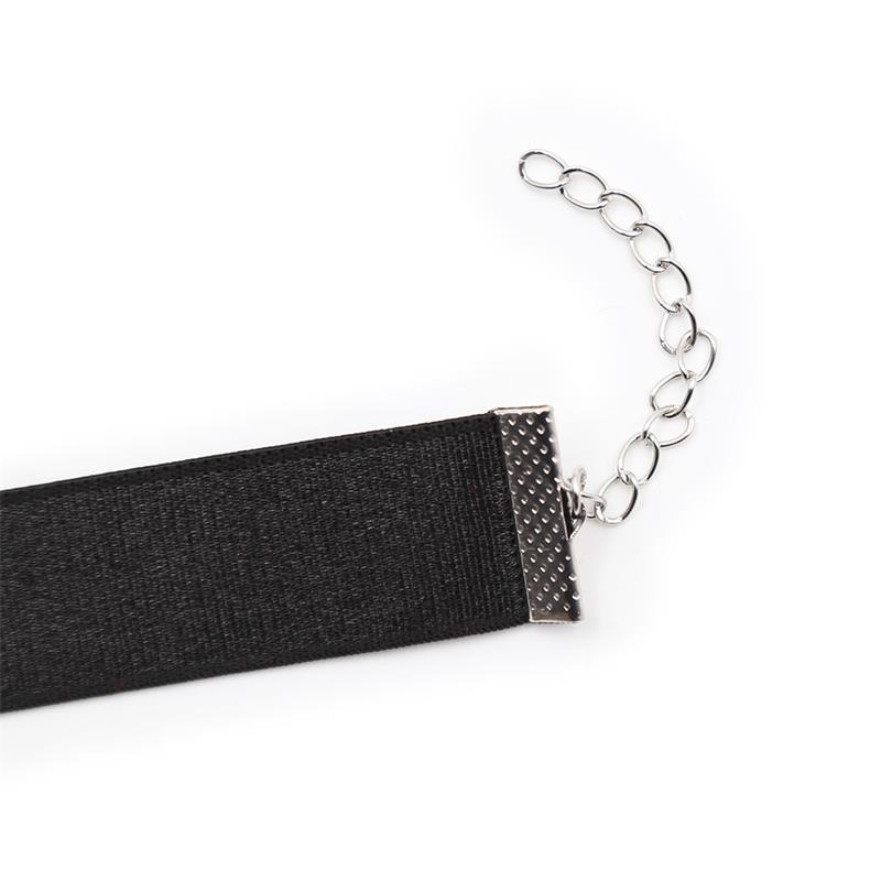 Collar con Lazo y Cascabel 29 cm Negro M - Imagen 8