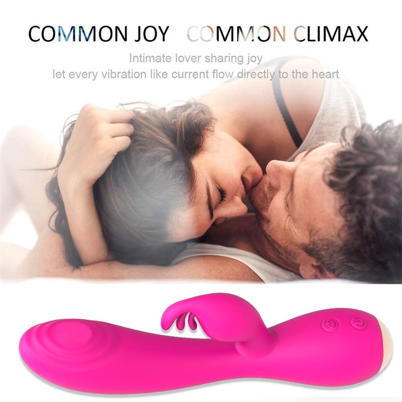 Conejito Vibrador Magic Stick con Pulsación Fucsia - Imagen 9