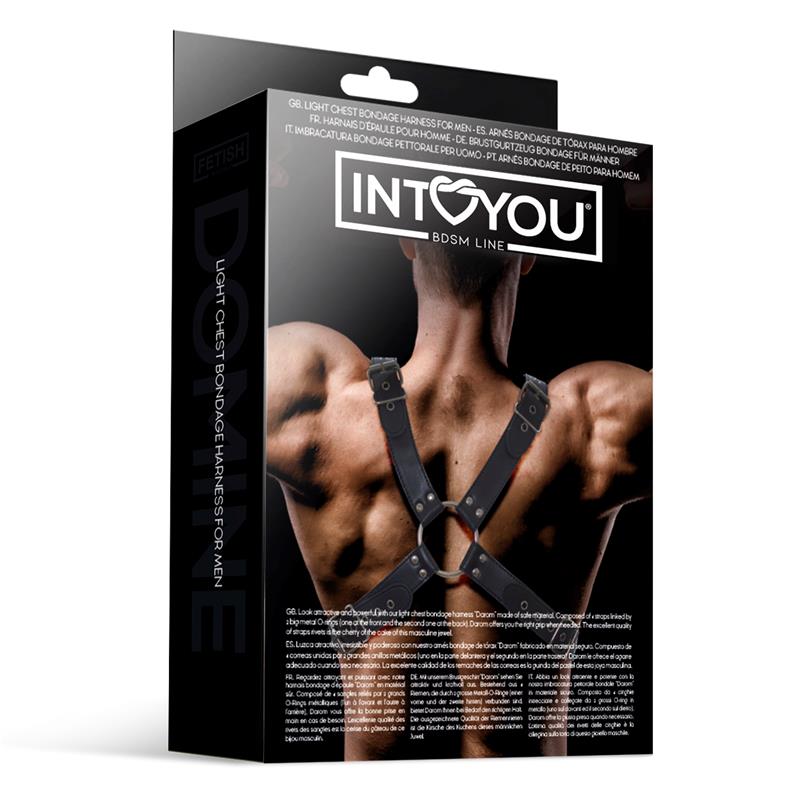 Darom Arnés Masculino para Bondage Cuero Vegano - Imagen 5