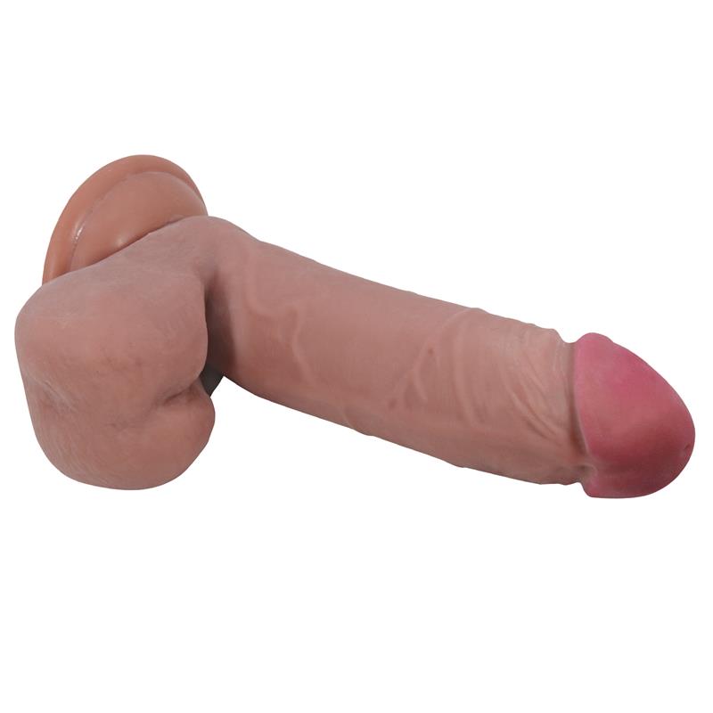 Dildo con Piel Deslizante Retractil 20.5 cm - Imagen 4