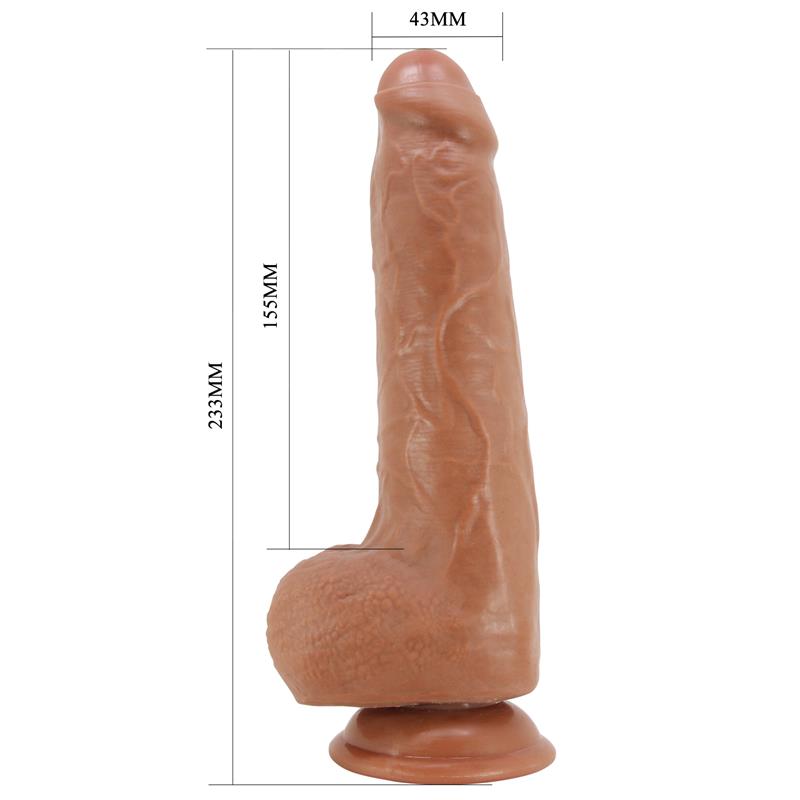 Dildo con Piel Deslizante Retractil 23.3 cm - Imagen 5