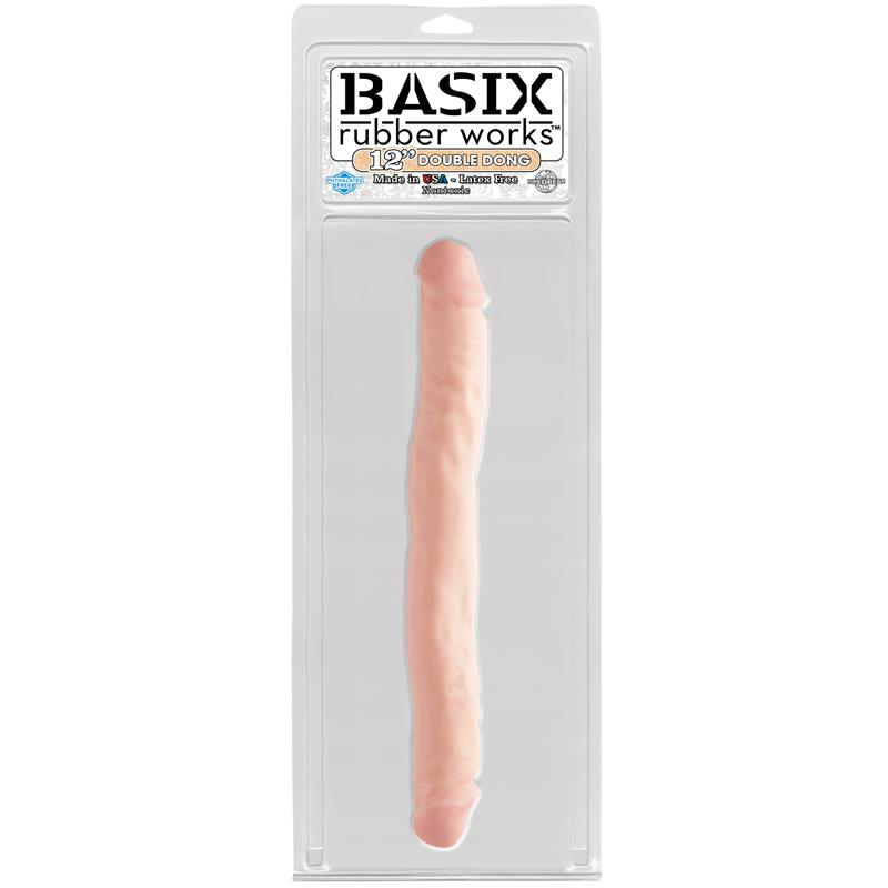 Dildo Doble 40,6 cm Natural - Imagen 2