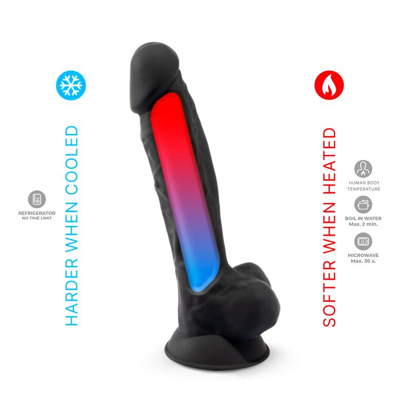 Dildo Dual Density Mod. 1 - 9 Negro - Imagen 5