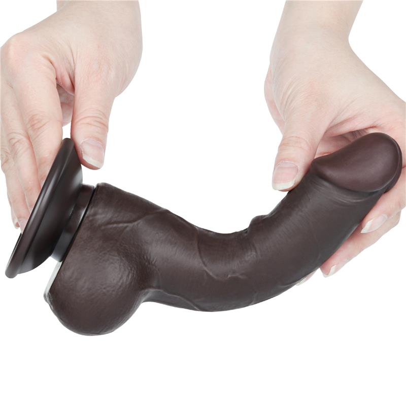 Dildo Dual Layer Piel Deslizante Retractil 7.5 - Imagen 5