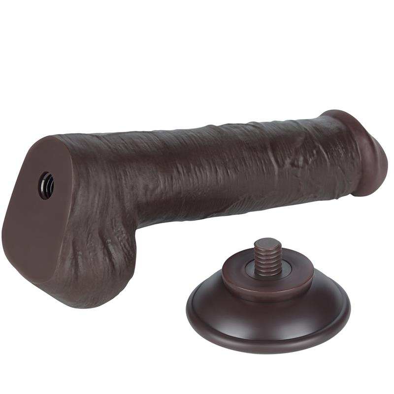 Dildo Dual Layer Piel Deslizante Retractil 8 - Imagen 9