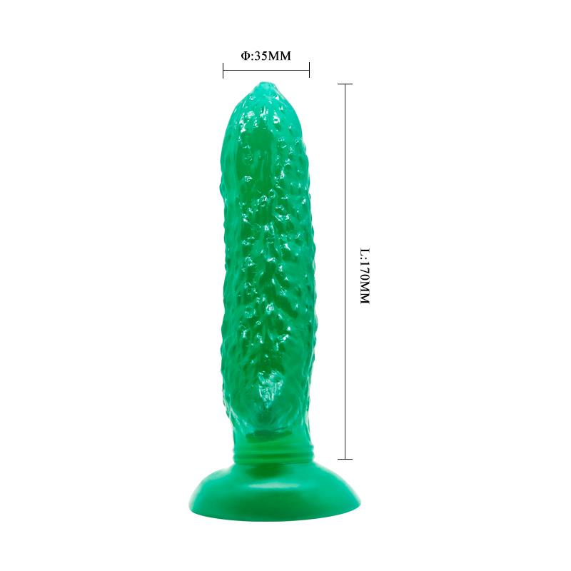 Dildo Forma Pepino - Imagen 4