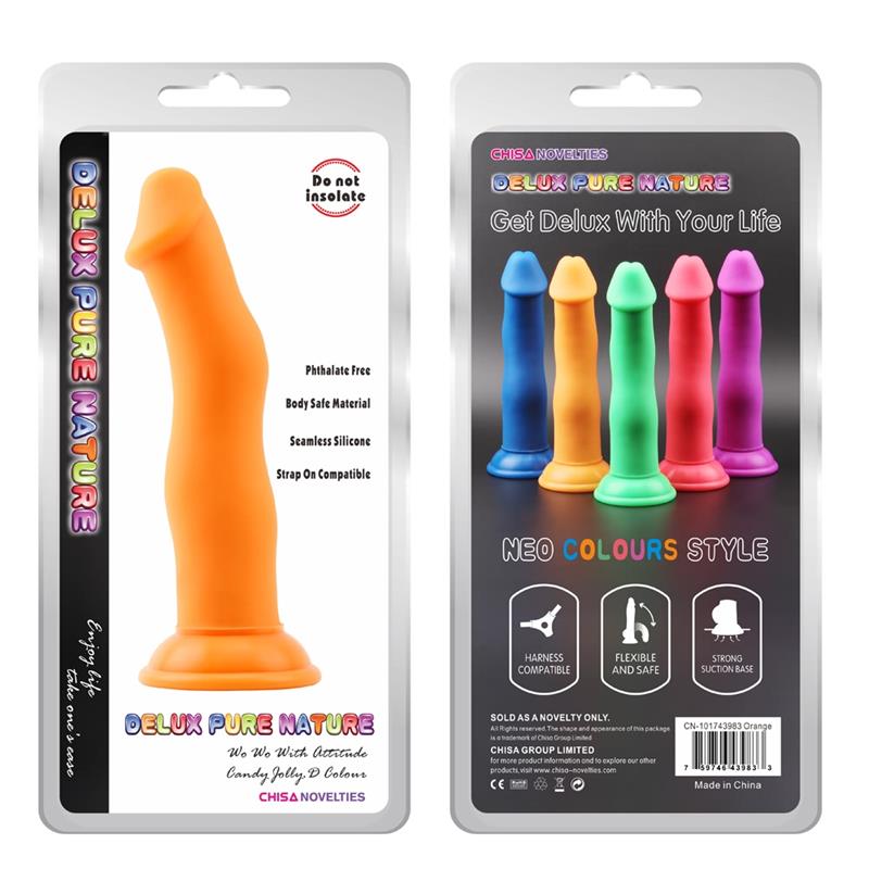 Dildo Naranja Jolly D - Imagen 2