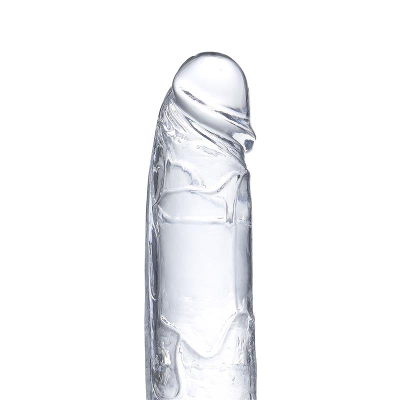 Dildo Realista con Testículos Material Cristalino 22 cm - Imagen 5