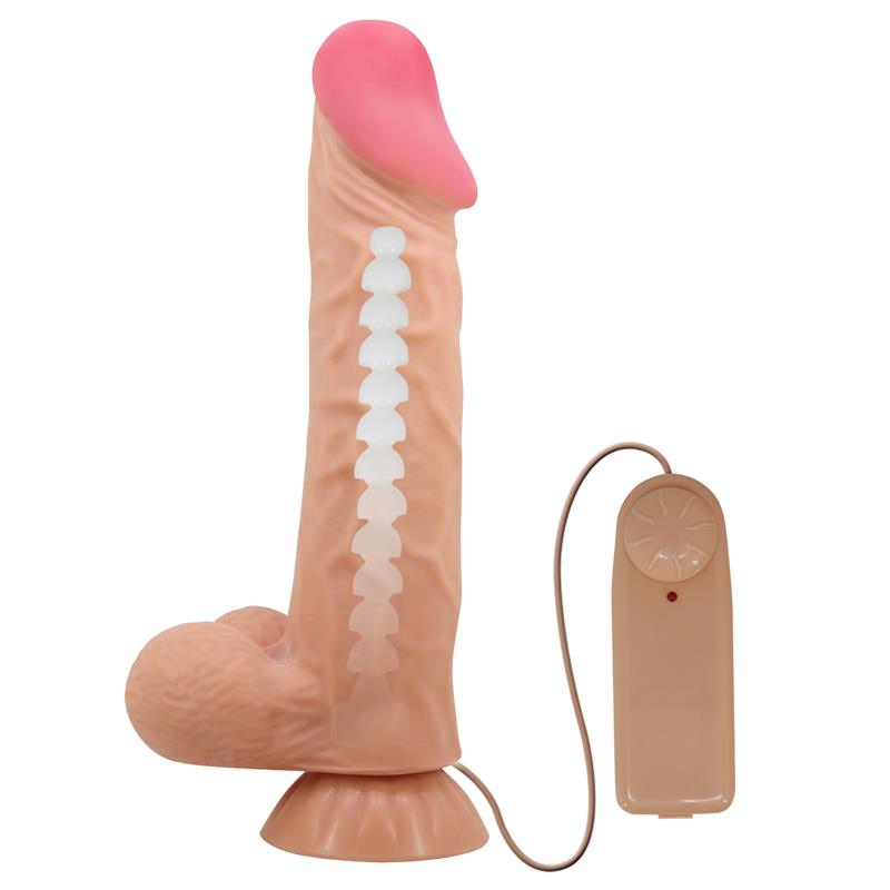 Dildo Realista Doble Densidad Piel Deslizante Retractil 24 cm - Imagen 2