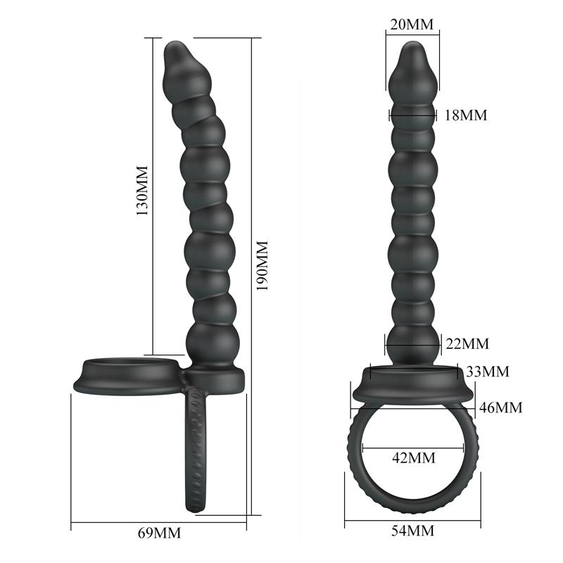 Dillion Cadena Anal con Anillo para el Pene - Imagen 8