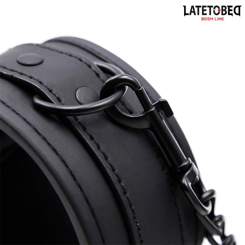 Esposas con Cadena Negro Sólido - Imagen 4