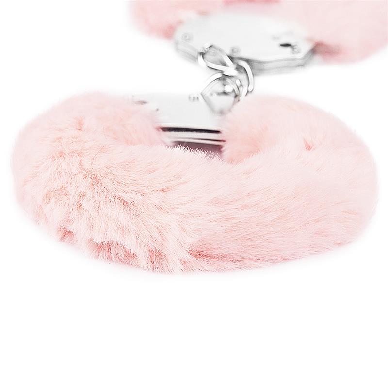 Esposas Metálicas con Pelo Rosa - Imagen 5