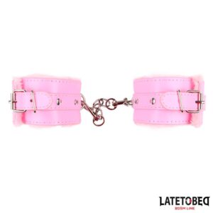 Esposas para Tobillos con Pelo Rosa