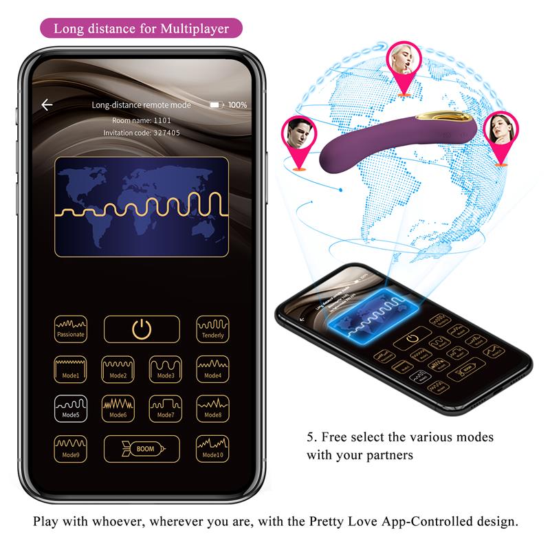 Ethan Vibrador con APP Púrpura - Imagen 15