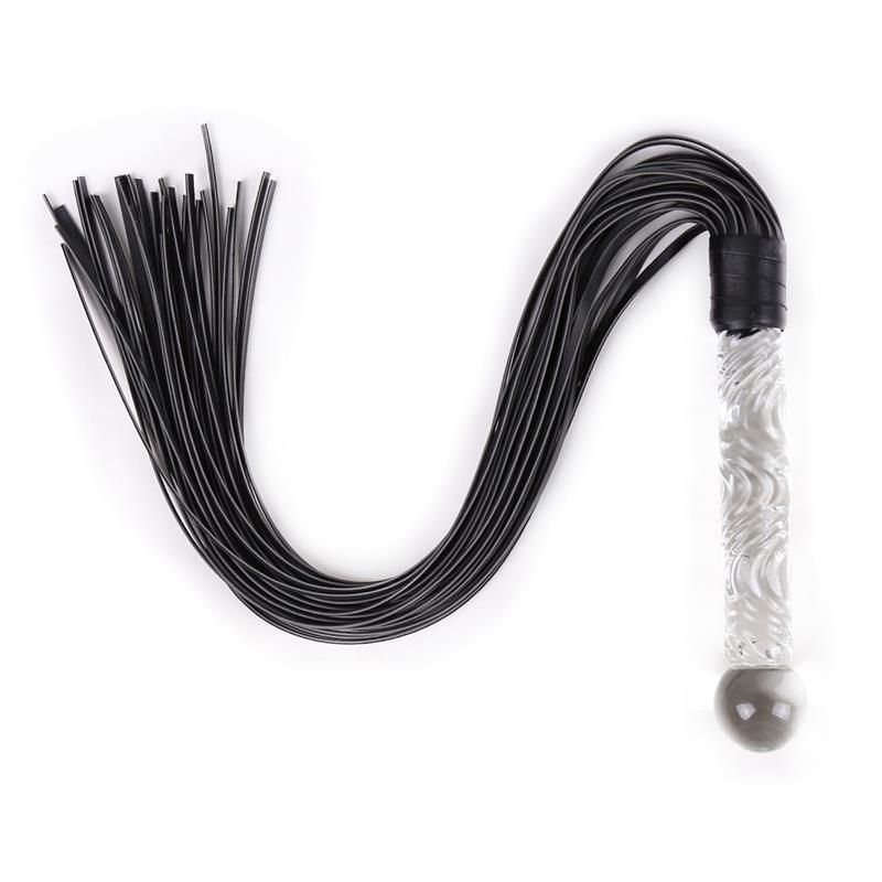 Flogger con Mango de Cristal 70 cm - Imagen 2