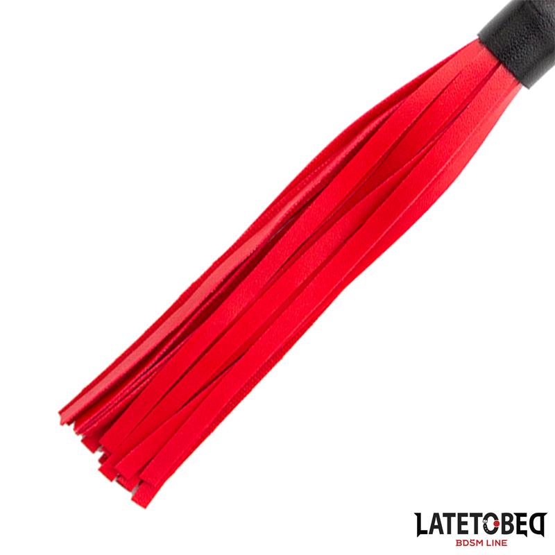Flogger Mini Rojo y Negro 28cm - Imagen 3