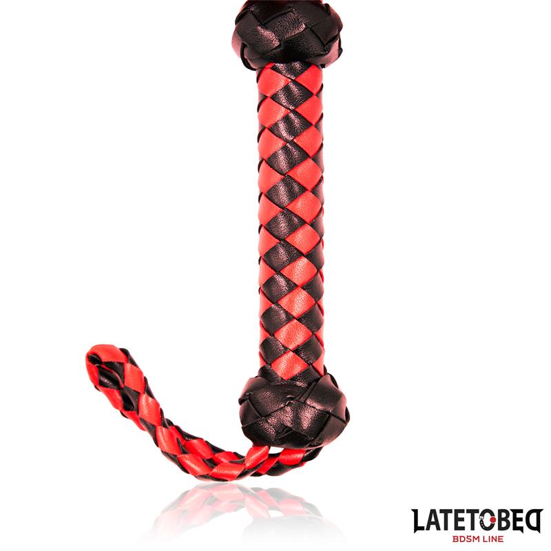 Flogger Rojo y Negro 50cm - Imagen 3