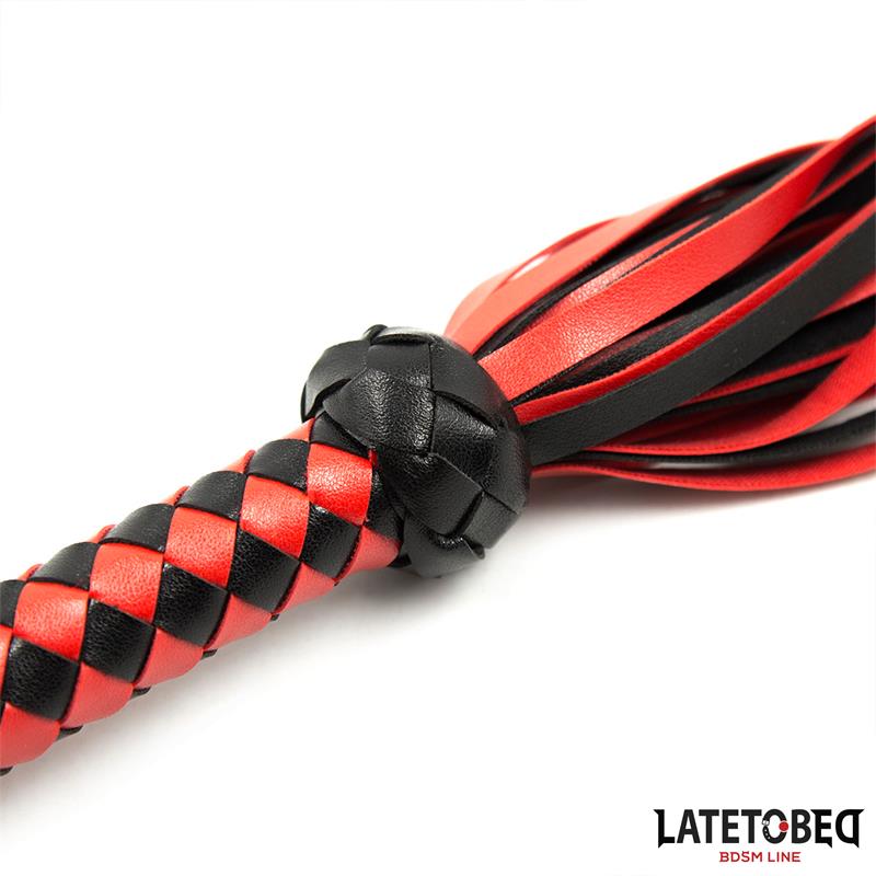Flogger Rojo y Negro 50cm - Imagen 5
