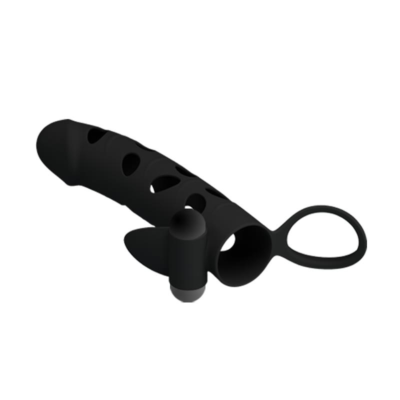 Funda para el Pene con Bala Color Negro - Imagen 3