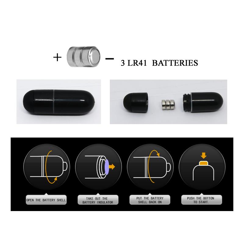 Funda para el Pene con Bala Color Negro - Imagen 7