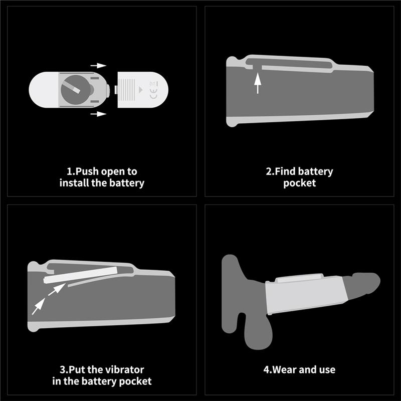 Funda para el Pene con Vibración Wave Knights - Imagen 6