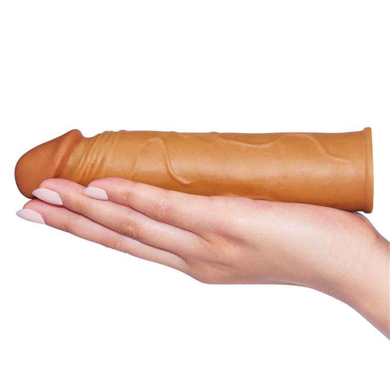 Funda para el Pene Pleasure X Tender Marrón - Imagen 3