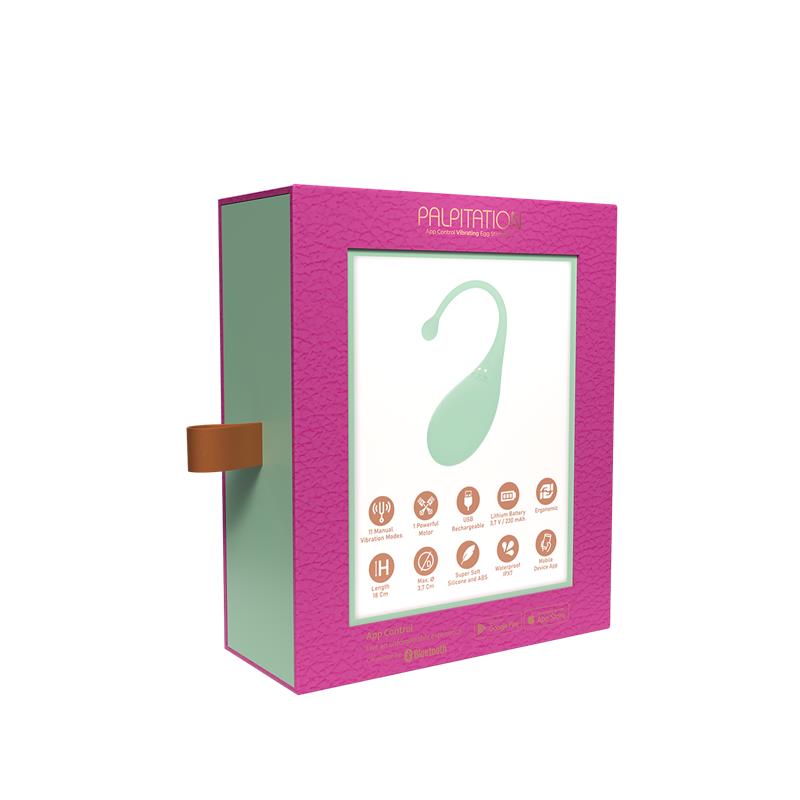 Huevo Vibrador Palpitation Mint con APP - Imagen 7