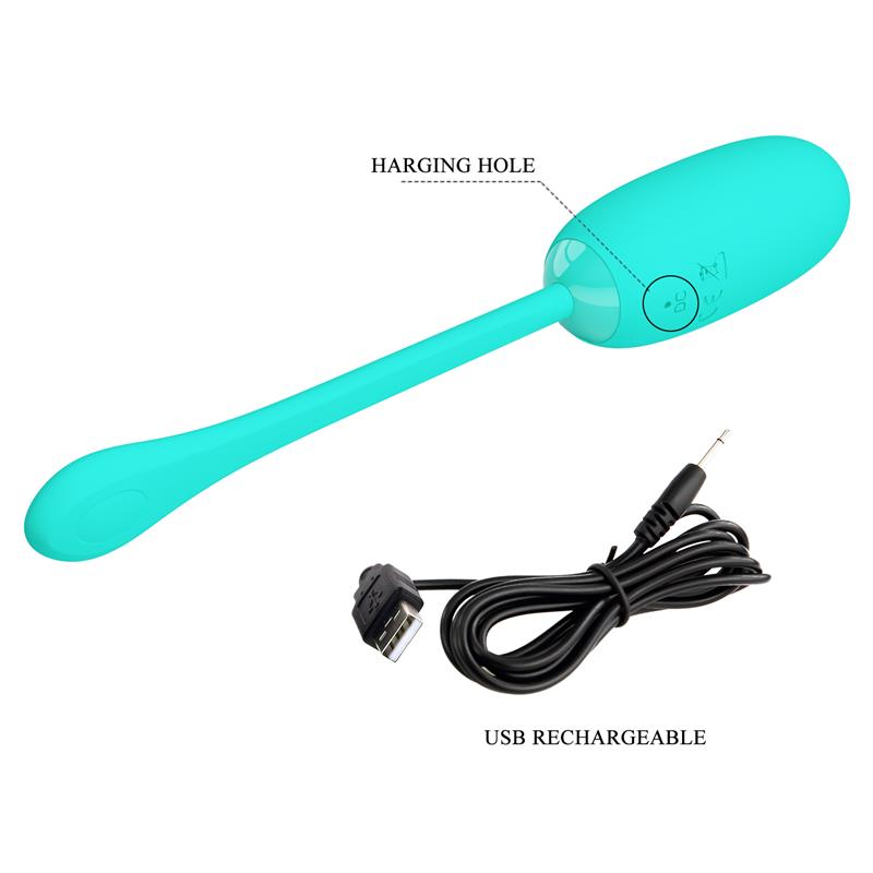 Julius Huevo Vibrador Verde - Imagen 9