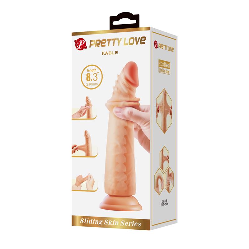 Kable Dildo con Piel Deslizante Retractil 8.3 - Imagen 8