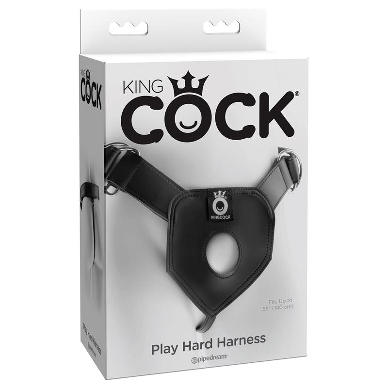 King Cock Play Hard Arnés Negro - Imagen 2