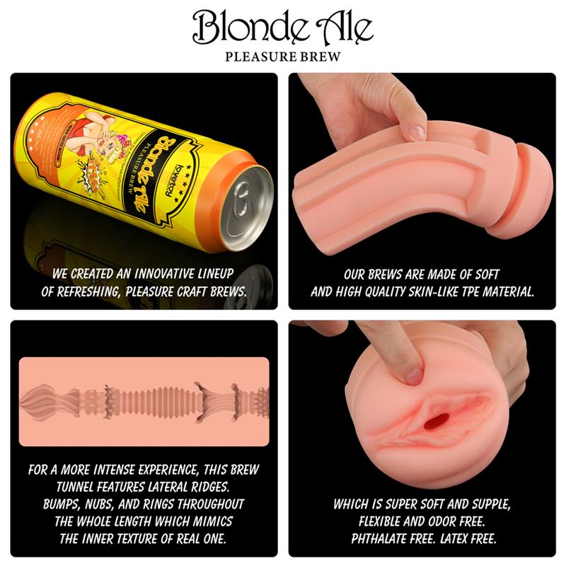 Lata Masturbadora Vagina Blond Ale - Imagen 9