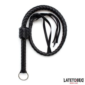 Látigo Trenzado Negro 116cm