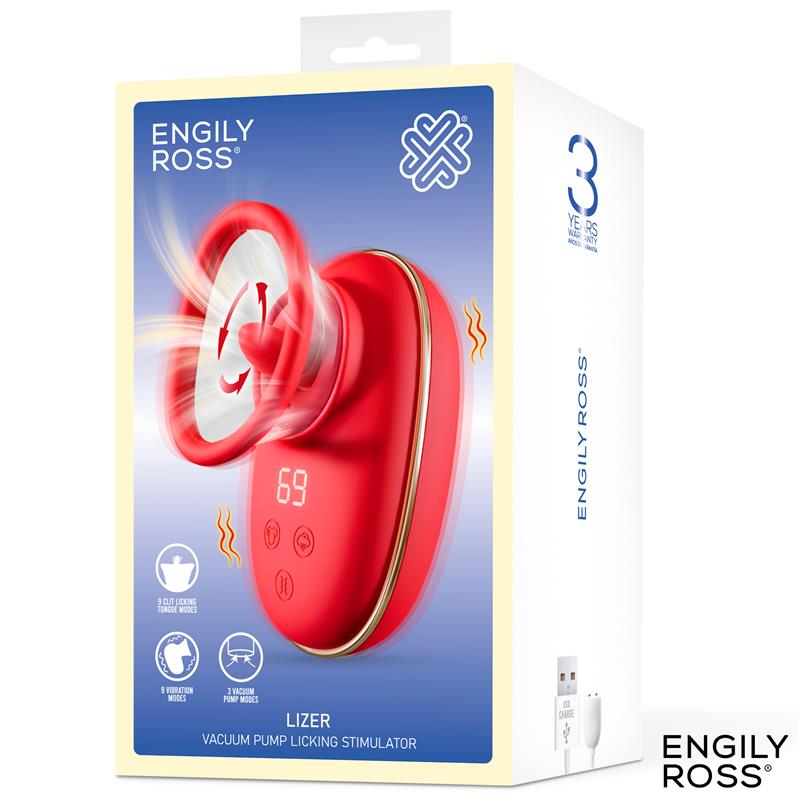 Lizer Estimulador con Lengua Oscilante, Bomba de Vacío y Vibración - Imagen 9