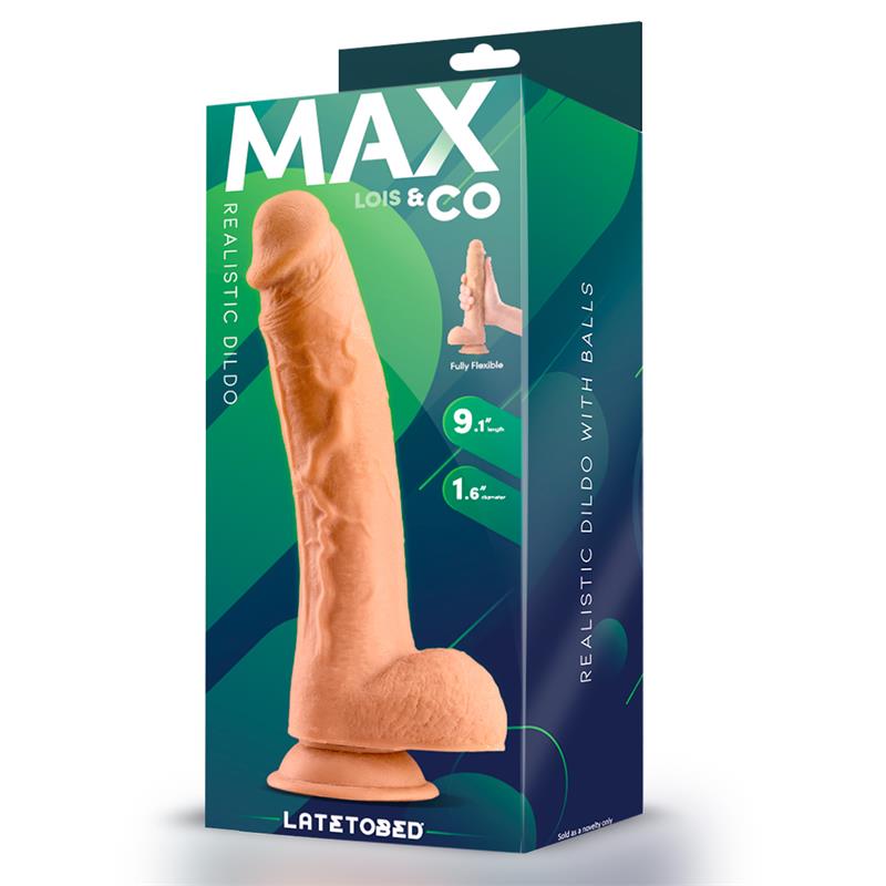 Lois Dildo Realista con Testículos 9.1 Natural - Imagen 4